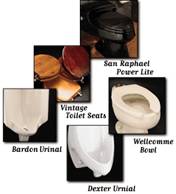 Toilets and Bidets Collage