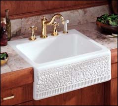 Fireclay Interlace Sink