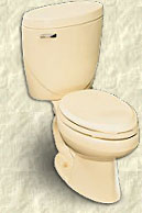 Couture Toilet in Jersey Cream