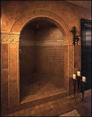 walk-in shower