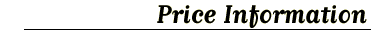 Price Information